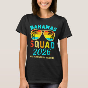 Bahamas Vacation Squad Family Friends Artwork T-Shirt