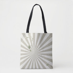 Bahamas vintage map. Grunge poster with map of the Tote Bag