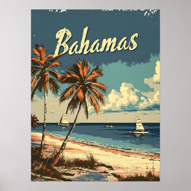 Bahamas Vintage Poster (Front)