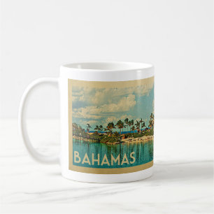 Bahamas Vintage Travel Coffee Mug