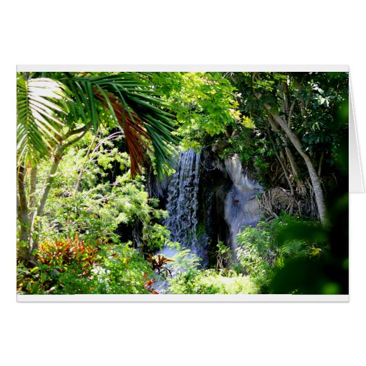 Bahamas Waterfall Cards (Front Horizontal)