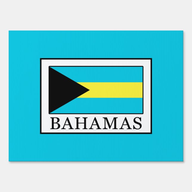 Bahamas Yard Sign (Front)