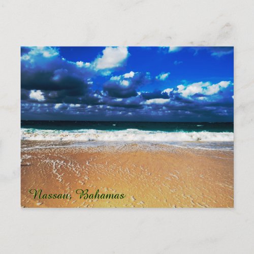 Bahamian Beach Postcard