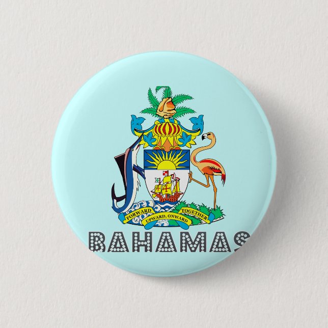 Bahamian Emblem Button (Front)