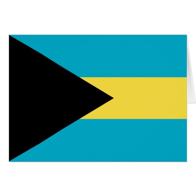 Bahamian Flag (Front Horizontal)