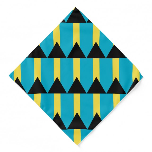 Bahamian Flag Bandana (Front)