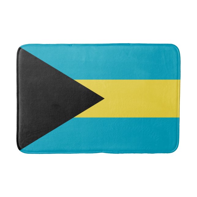 Bahamian Flag Bath Mat (Front)