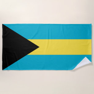 Bahamian Flag Beach Towel