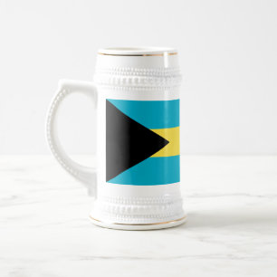 Bahamian Flag Beer Stein