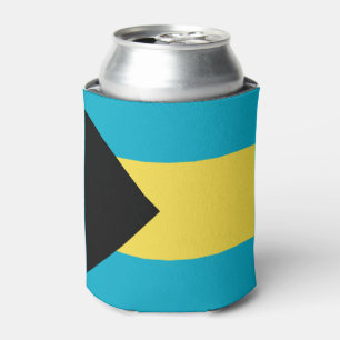 Bahamian Flag Can Cooler