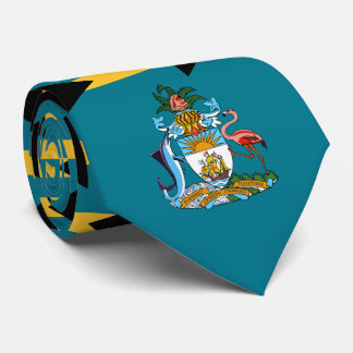 Bahamian Flag & Coat of Arms, Flag of The Bahamas Neck Tie
