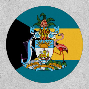 Bahamian Flag & Coat of Arms, Flag of The Bahamas Patch