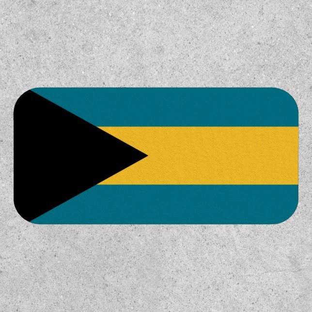 Bahamian Flag, Flag of The Bahamas Patch (Front)