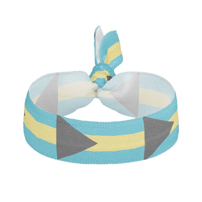 Bahamian Flag Hair Tie (Front)