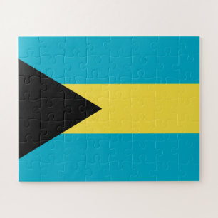 Bahamian Flag Jigsaw Puzzle