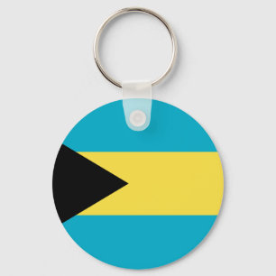Bahamian Flag Keychain