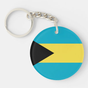 Bahamian Flag Keychain