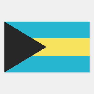 Bahamian Flag Rectangular Sticker