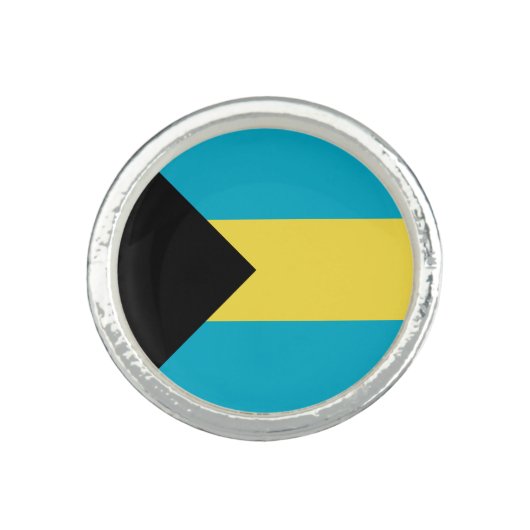 Bahamian Flag Ring (Front)