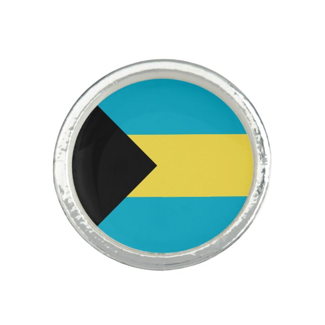 Bahamian Flag Ring (Front)