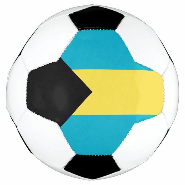 Bahamian Flag Soccer Ball (Front)