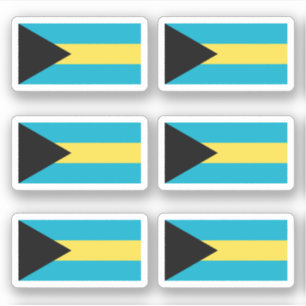 Bahamian flag sticker