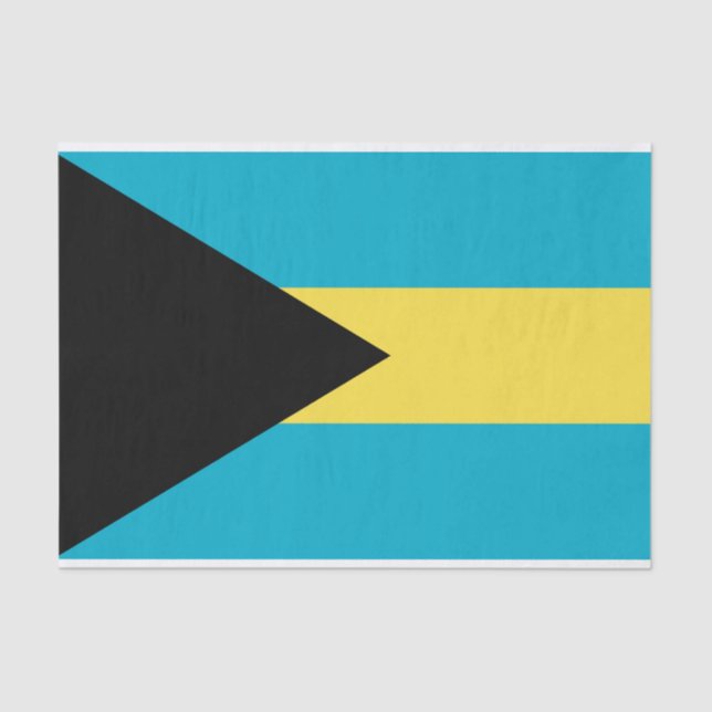 Bahamian Flag Tissue Paper (Front)
