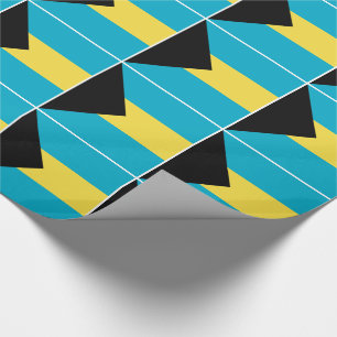 Bahamian Flag Wrapping Paper
