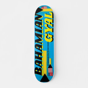 BAHAMIAN GYAL JMT 7 3/4" Skateboard Deck