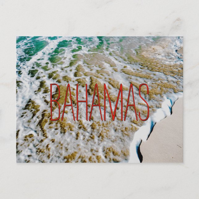 Bahamian Wave Postcard (Front)