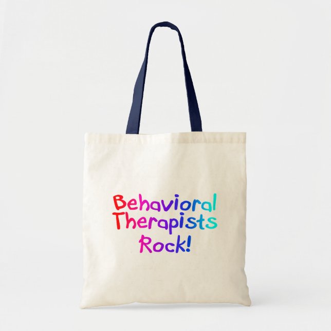 Bahaviorial Therapist Rock Tote Bag (Front)