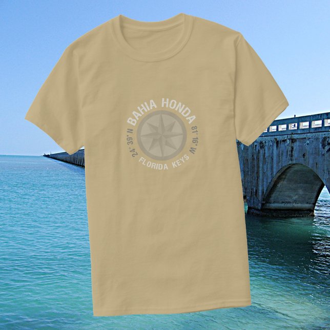Bahia Honda Florida Keys nautical latitude T-Shirt (Creator Uploaded)