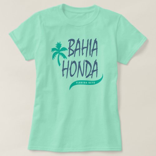 Bahia Honda Florida Keys palm tree T_Shirt