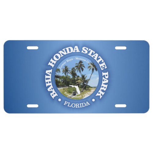 Bahia Honda SP License Plate