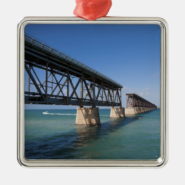 Bahia Honda State Park, Florida Keys, Key Metal Ornament (Front)