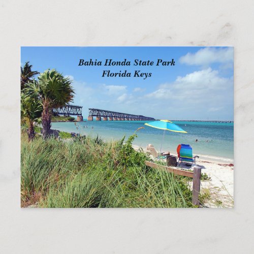 Bahia Honda State Park Florida Keys Postcard