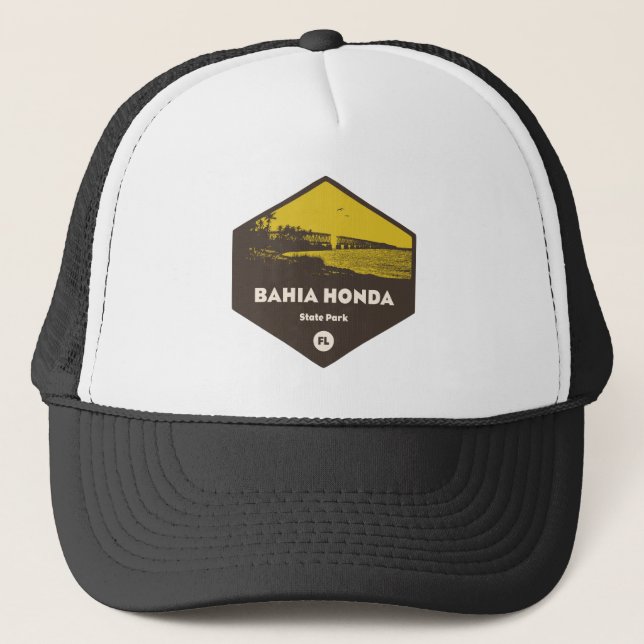 Bahia Honda State Park Florida Trucker Hat (Front)
