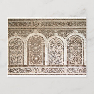 Bahia Palace details Postcard
