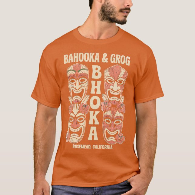 Bahooka Ribs & Grog T-Shirt (Front)