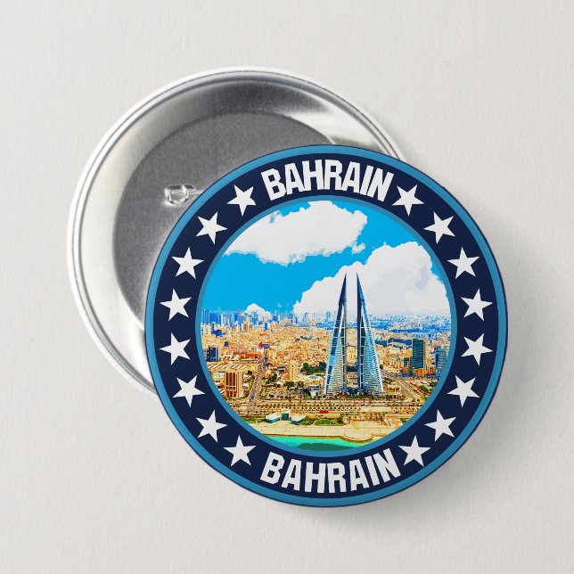 Bahrain                                            button (Front & Back)