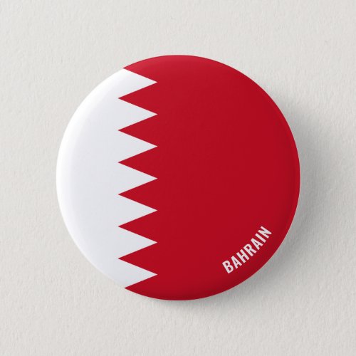 Bahrain Flag Charming Patriotic Button
