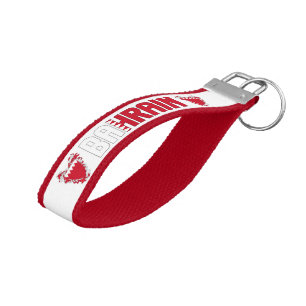 Bahrain Flag Charming Patriotic Wrist Keychain