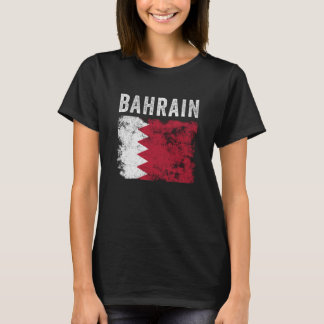 Bahrain Flag Distressed Men Women Kids Bahraini Fl T-Shirt