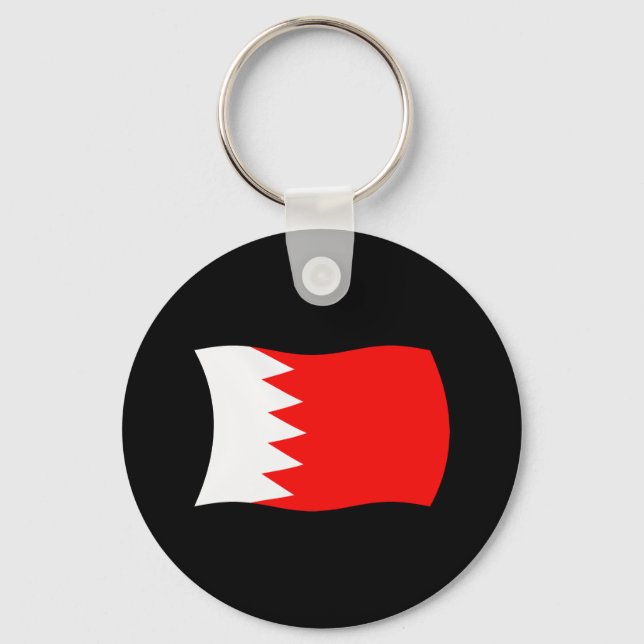 Bahrain Flag Keychain (Front)