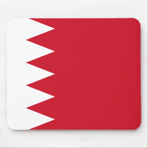 Bahrain Flag Mouse Pad