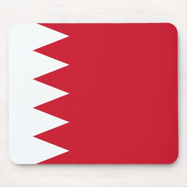 Bahrain Flag Mouse Pad (Front)