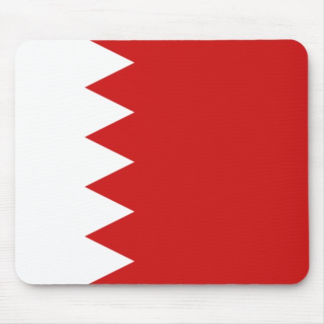 Bahrain Flag Mousepad (Front)