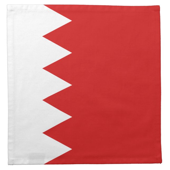 Bahrain Flag Napkin (Front)