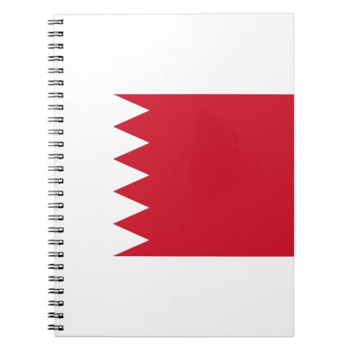 bahrain flag notebook