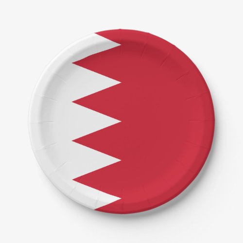 Bahrain Flag Paper Plates